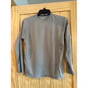 Men's Gray Double Dry Champion Shirt Size M